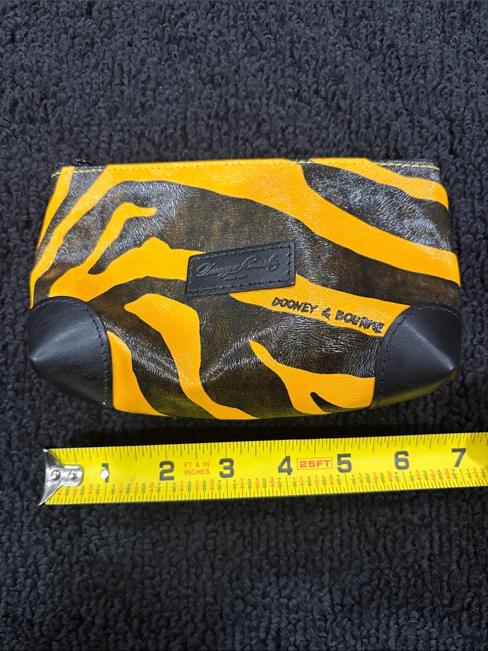 Dooney & Bourke Yellow & Black Tiger π
Print Cosmetic Pouch - Picture 5 of 8